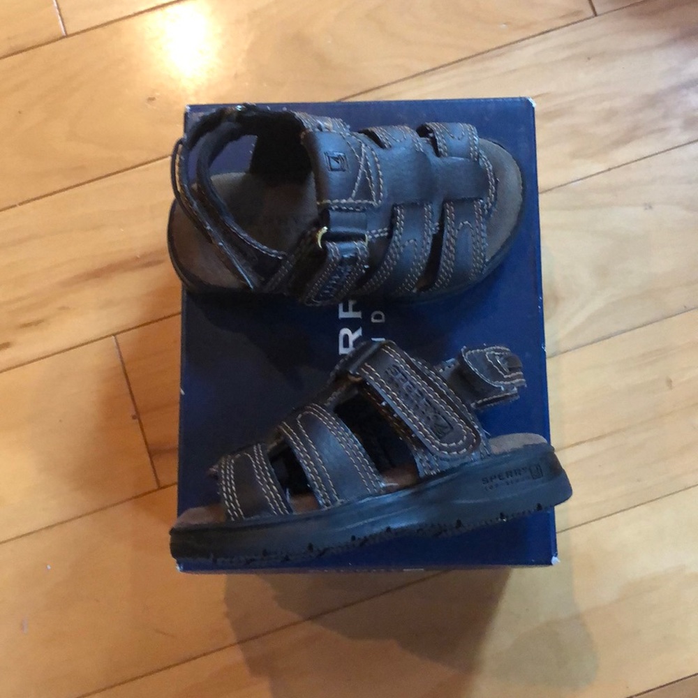 Sperry Boys Brown Sandals